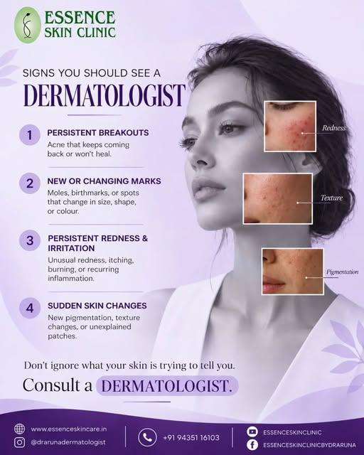 Your skin often tells you when something needs attention. ✨

Persistent breakouts, changing marks, o