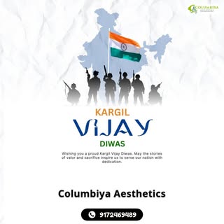 On Kargil Vijay Diwas, we honor courage and resilience. Trust Columbia Aesthetics for expert Pune ha