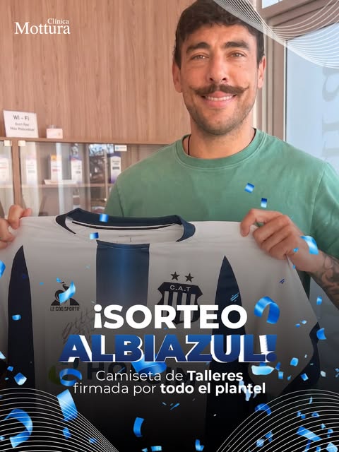 ⚽ Si sos de la T, este premio tiene que ser tuyo. 

Sorteamos una camiseta de Talleres firmada por t