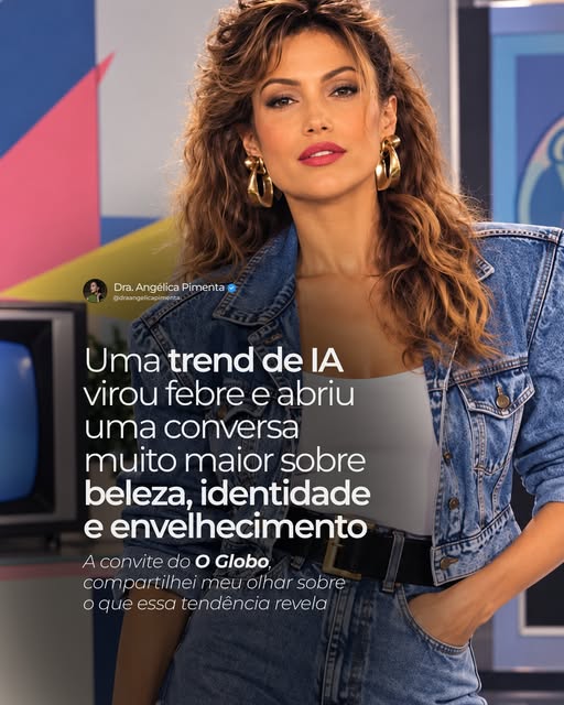 Uma trend de inteligência artificial fez muita gente se imaginar em outra época.

Mas, para mim, a p
