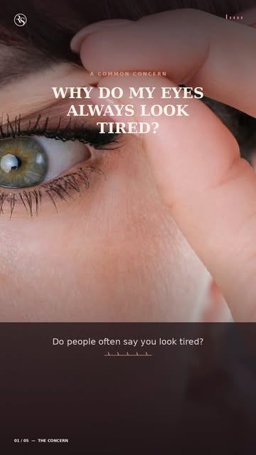 Always looking tired—even when you’re well-rested?

Droopy upper eyelids, under-eye bags, or excess 