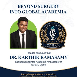 A milestone that goes beyond the operating room.

Honoured to be appointed as an Academic Ambassador