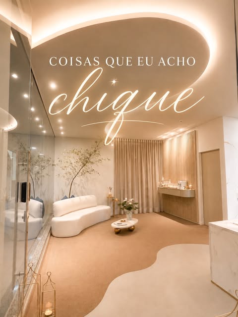 Entrei na trend também. ✨
E, pensando sobre tudo o que eu considero chique, percebi que, para mim, s