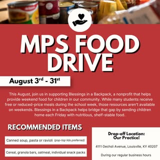 This August, please join us in supporting Blessings in a Backpack, a nonprofit that helps provide we