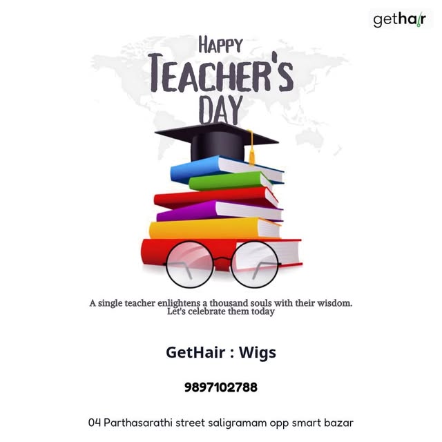 Celebrate Teacher's Day with confidence and style by exploring our real hair wigs and ladies hair to