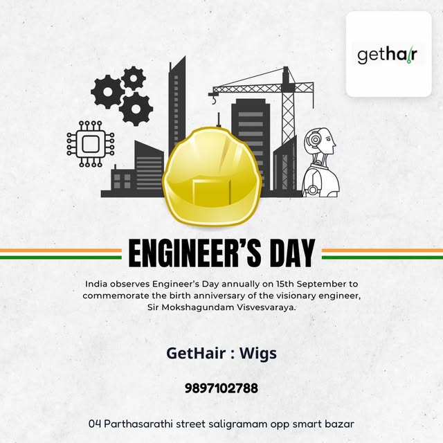 Celebrate Engineers Day 2026 with confidence and innovation. GetHair: Wigs offers premium real hair 