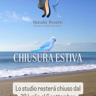 Buona estate a tutti, ci rivediamo a settembre.
Per appuntamenti contattare via WhatsaApp il 3440629