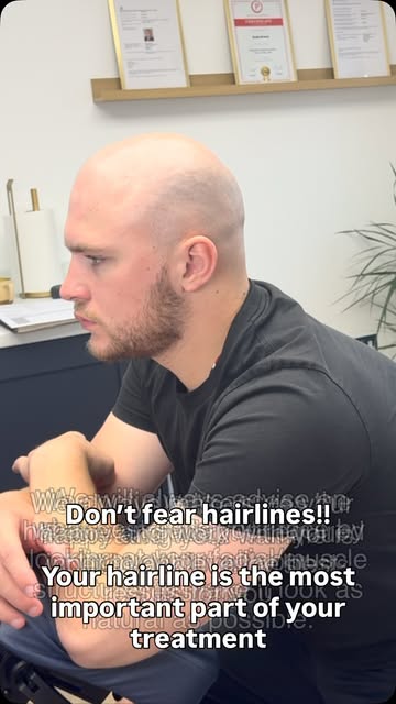 Don’t fear hairlines, we work with you and give you our expert opinion and knowledge to help recreat
