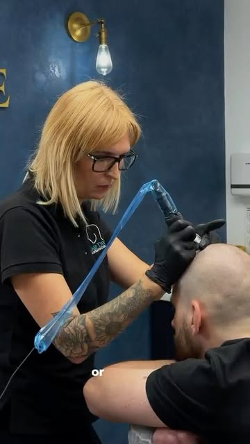 “Bald doesn’t have to be permanent.”

“Scalp micropigmentation creates the look of natural follicles