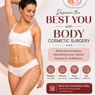 Discover the best version of yourself with expert body cosmetic surgery! ✨💃

Whether you want to re