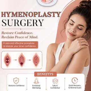 Restore Confidence. Reclaim Peace of Mind. 🩺🌸

Hymenoplasty is a safe, confidential, and effective