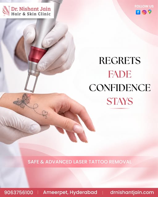 ✨ Regrets Fade, Confidence Stays – Advanced Laser Tattoo Removal at Dr. Nishant's Clinic! ✨

Tattoos