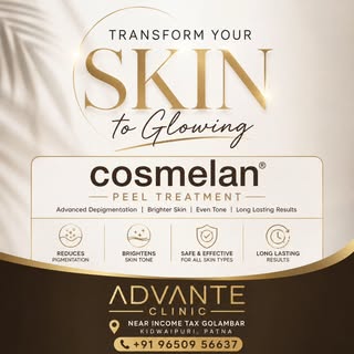 ✨ Transform Your Skin to Glow with Cosmelan Peel Treatment ✨

Say goodbye to pigmentation, dark spot