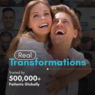 Results speak louder than promises.

From early hair loss to advanced restoration, DHI’s globally st