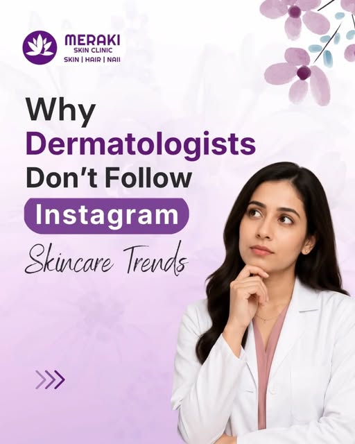 Why Dermatologists Don’t Follow Instagram Skincare Trends 🧴✨

Not every viral skincare trend is rig