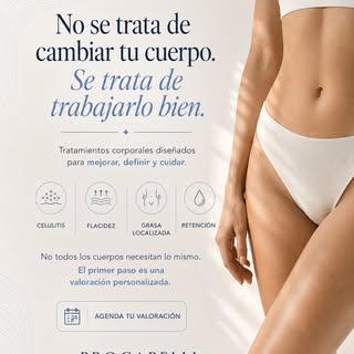 No se trata de cambiar tu cuerpo. Se trata de trabajarlo bien. ✨

Celulitis, flacidez, grasa localiz