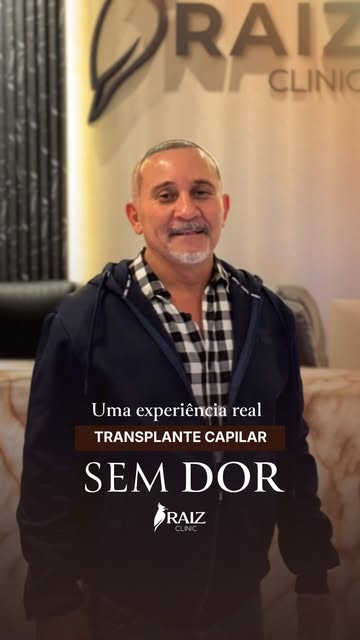 O Márcio chegou à Raiz com uma preocupação comum para quem pensa em fazer um transplante capilar: co