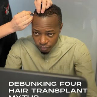 Let’s clear up a few Hair Transplant myths...💉

Hair transplants have come a long way from the outd