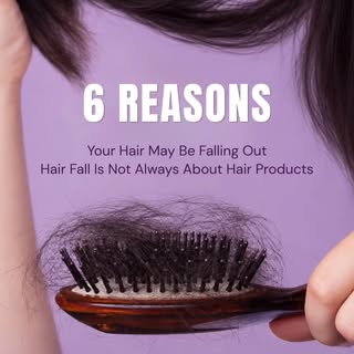 Is hair fall taking over your shower drain? 🚿

It’s not always genetics. From hormones to stress, y
