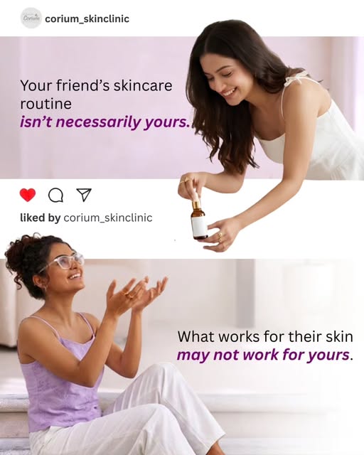Your skin has its own needs.
Before copying someone else’s routine, understand what yours actually n