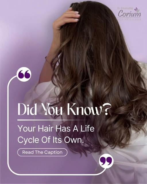 Yes, you read that right, folks! 

Your hair has a life cycle of its own… and it’s more interesting 