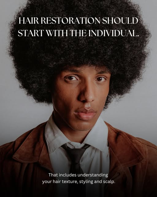 Your hair texture is part of the clinical picture. 

Afro-textured and curly hair can come with spec