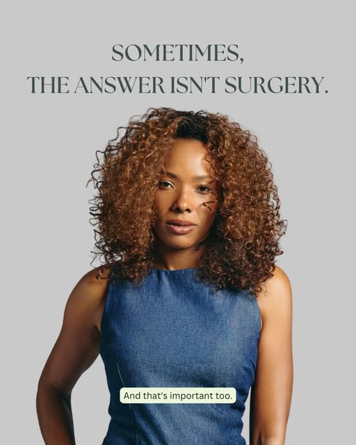 Good hair restoration is not about recommending surgery to everyone. 

The most appropriate next ste