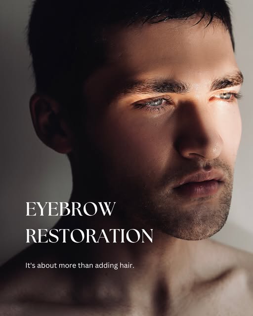 Eyebrows have their own anatomy, direction and character. 🌿

When eyebrow restoration is considered