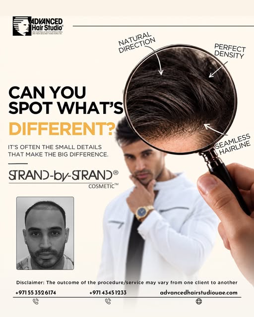 Can you tell the difference?

Strand-by-Strand Cosmetic is a non-surgical hair restoration solution,