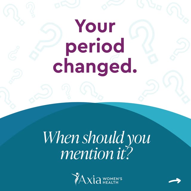 Periods don’t have to arrive like clockwork or look exactly the same every month. But when something