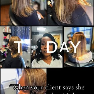 First time blonde and we did NOT come to play 🤍🤎

Custom tone.
Healthy lift.
No brassiness.

This 