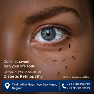 👁️ Diabetes can silently steal your vision.
Diabetic Retinopathy is one of the leading causes of vi