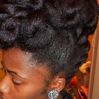 And she does hair and she is a school teacher