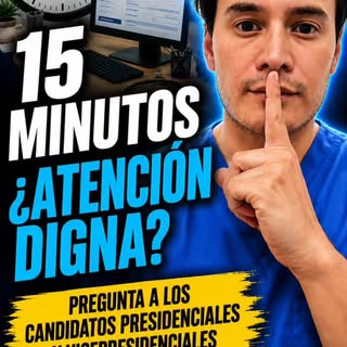 **¿Médicos programados cada 15 minutos? ⏱️🚨 Esto es insostenible.** compártelo para que sea contest