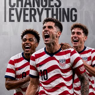 ⚽️ Discipline, training, and elite genetics. 
The USMNT players have it all on the pitch… but let’s 