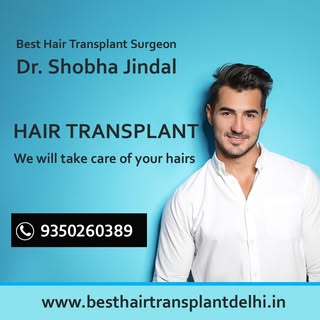 Best Hair Transplant Surgeon
Dr. Shobha Jindal 
https://www.besthairtransplantdelhi.in/best-hair-sur