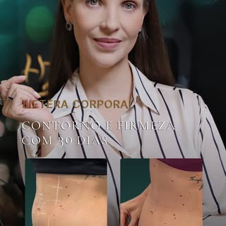 Com apenas 30 dias de Liftera abdominal, a Natália já percebeu melhora no contorno, flacidez e na di