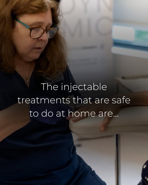 Injectable treatments that are safe to do at home? None. 🚫💉
Please leave the injectables to the pr