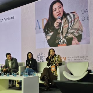 ✨Ontem tive o prazer de participar do 18° Teraderm, o principal congresso de terapêutica Dermatológi