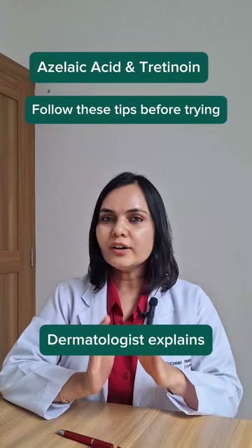Azelaic acid & Tretinoin: How to use it best?  Know these tips before going for it. #azelaicacid #tr