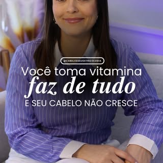 Spoiler: o cabelo que não cresce raramente é só “falta de vitamina”. 💊❌
Na maioria dos casos tem co