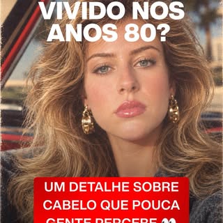 Se eu tivesse vivido nos anos 80, aparentemente teria vindo com um cabelão incluso 😍

Mas a trend m