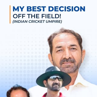 Years of match pressure, long travel days, and stress had started showing on umpire @anilchaudhary.1