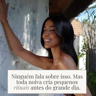 Toda noiva cria pequenos rituais antes do grande dia. ✨

A última prova do vestido.
O perfume escolh