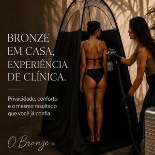 Agora, o bronze vai até você. ✨

Criamos uma experiência pensada para quem quer praticidade sem abri