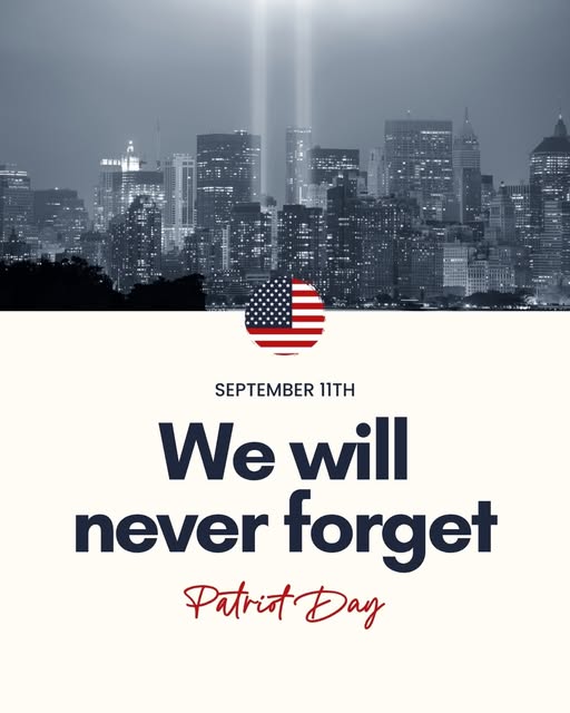 Today we remember those who lost their lives on September 11, 2001, and honor the families, survivor
