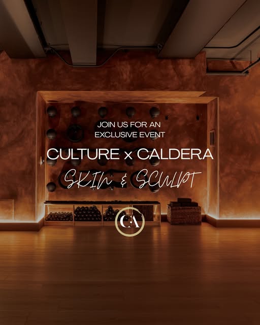Join us for a exclusive Culture Aesthetics x @calderapilates experience - a curated morning bringing