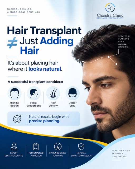 Hair transplant isn’t just about adding hair — it’s about creating a result that looks naturally you