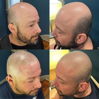 The transformation in full effect.  NOTE:  These fine gents gave permission to use there face.  It i