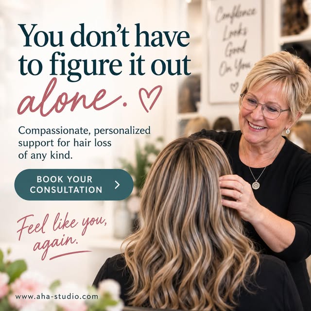 Hair loss can feel overwhelming — but finding the right solution doesn’t have to be. 🤍

At All Hair